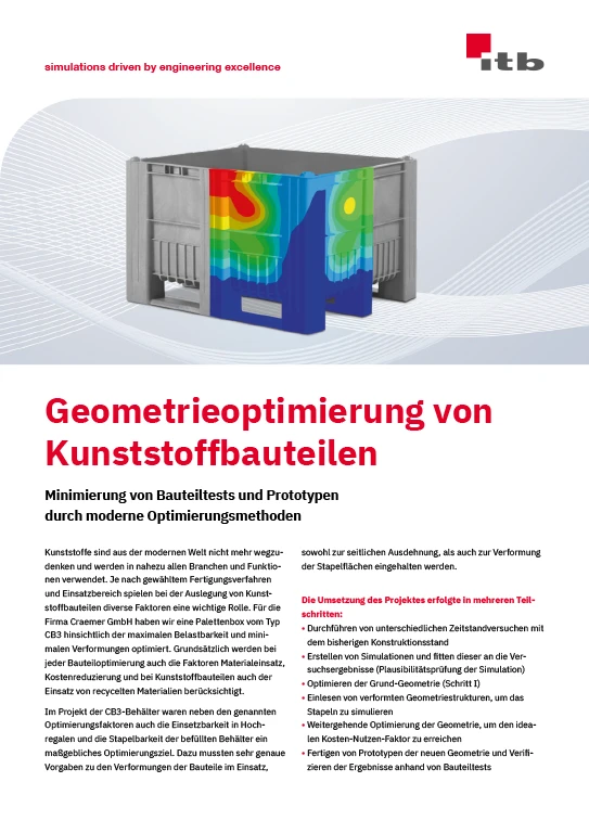 ITB-Broschüre Geometrieoptimierung Kunststoffbauteile